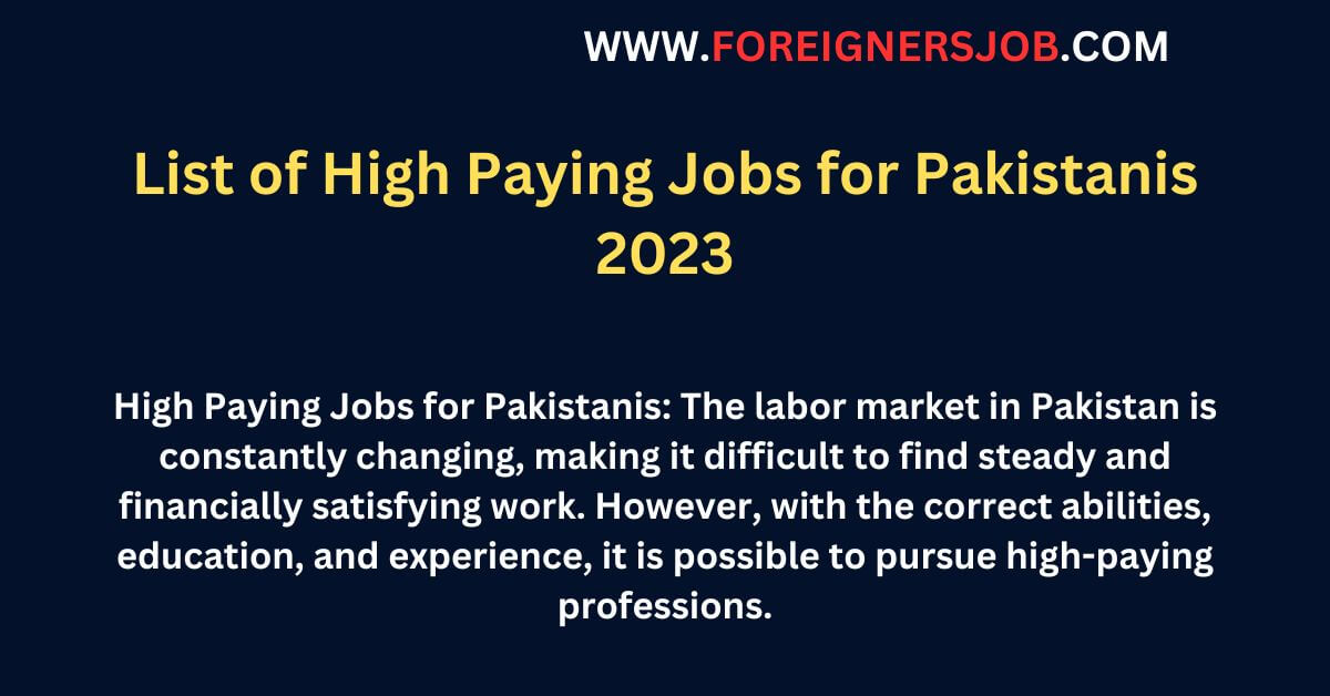 Govt Jobs - foreignersjob