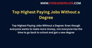 Top Highest Paying Jobs Without a Degree