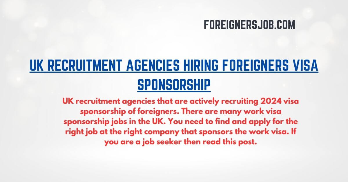 UK Recruitment Agencies