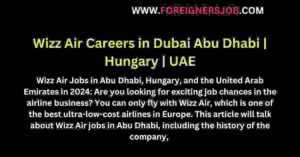 Wizz Air Careers in Dubai Abu Dhabi Hungary UAE