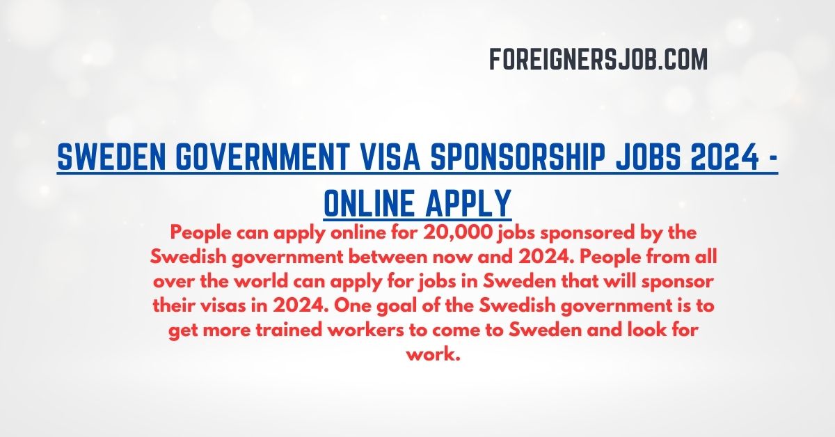 Sweden Government Jobs